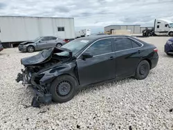 Salvage cars for sale at Temple, TX auction: 2015 Toyota Camry LE