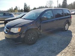 Salvage cars for sale from Copart Graham, WA: 2014 Dodge Grand Caravan SE