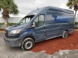 Salvage trucks for sale at Fort Pierce, FL auction: 2019 Ford Transit T-250