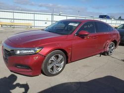 Salvage cars for sale at Dyer, IN auction: 2018 Honda Accord EXL