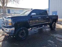 Salvage cars for sale at Albuquerque, NM auction: 2015 Chevrolet Silverado K1500 LTZ