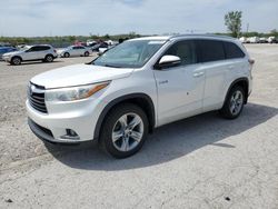 Salvage cars for sale at Kansas City, KS auction: 2015 Toyota Highlander Hybrid Limited