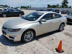 Chevrolet salvage cars for sale: 2016 Chevrolet Malibu LT