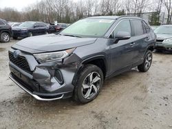 Salvage cars for sale at North Billerica, MA auction: 2021 Toyota Rav4 Prime SE