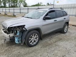 Salvage cars for sale from Copart Spartanburg, SC: 2017 Jeep Cherokee Sport