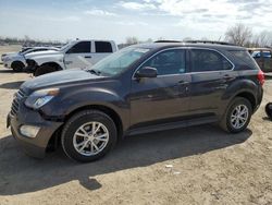 Salvage cars for sale from Copart London, ON: 2016 Chevrolet Equinox LT