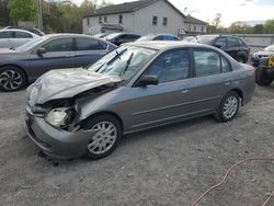 Honda Civic salvage cars for sale: 2005 Honda Civic LX