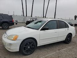 Honda salvage cars for sale: 2003 Honda Civic LX