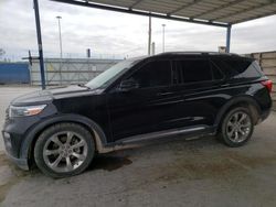 Salvage cars for sale from Copart Anthony, TX: 2020 Ford Explorer Platinum