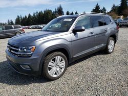 Vehiculos salvage en venta de Copart Graham, WA: 2018 Volkswagen Atlas SEL Premium