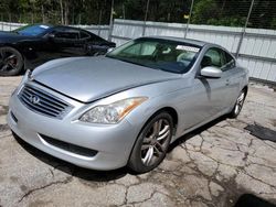 Salvage cars for sale at Austell, GA auction: 2008 Infiniti G37 Base