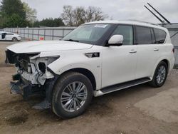 Salvage cars for sale at Finksburg, MD auction: 2019 Infiniti QX80 Luxe