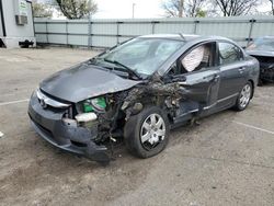 Salvage cars for sale at Moraine, OH auction: 2009 Honda Civic LX