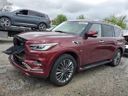 Salvage cars for sale from Copart Walton, KY: 2020 Infiniti QX80 Luxe