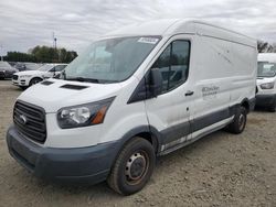 Salvage cars for sale at East Granby, CT auction: 2017 Ford Transit T-150