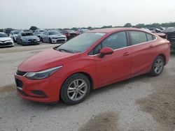 Salvage cars for sale at San Antonio, TX auction: 2016 Chevrolet Cruze LT