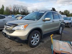 Salvage cars for sale from Copart Portland, OR: 2007 Honda CR-V EXL