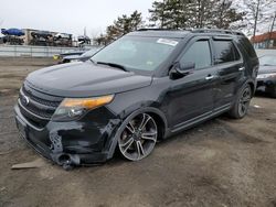 Salvage cars for sale from Copart New Britain, CT: 2013 Ford Explorer Sport