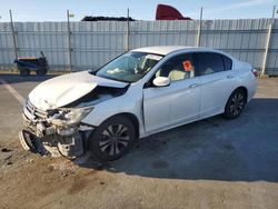 Salvage cars for sale at Antelope, CA auction: 2015 Honda Accord LX