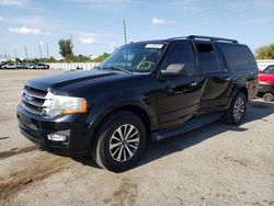 Salvage cars for sale at Miami, FL auction: 2017 Ford Expedition EL XLT