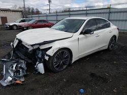 Salvage cars for sale at New Britain, CT auction: 2023 Infiniti Q50 Sensory