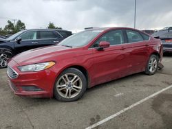 Salvage cars for sale at Moraine, OH auction: 2018 Ford Fusion SE