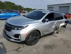 Salvage cars for sale at Gaston, SC auction: 2022 Chevrolet Equinox RS