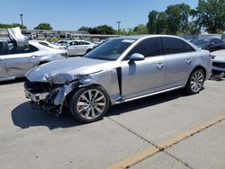 Salvage cars for sale from Copart Sacramento, CA: 2018 Audi A4 Premium