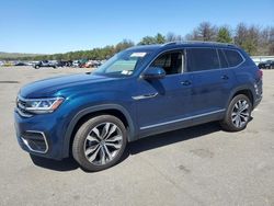 Salvage cars for sale at Brookhaven, NY auction: 2023 Volkswagen Atlas SEL Premium R-Line