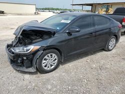 Salvage cars for sale at San Antonio, TX auction: 2018 Hyundai Elantra SE