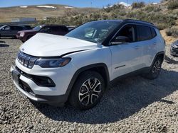 Salvage cars for sale at Reno, NV auction: 2022 Jeep Compass Limited