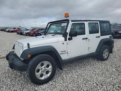 Jeep salvage cars for sale: 2015 Jeep Wrangler Unlimited Sport