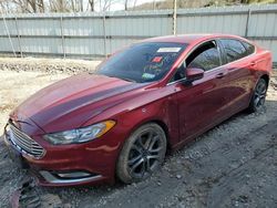 Salvage cars for sale at Hurricane, WV auction: 2017 Ford Fusion SE