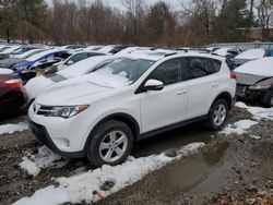Salvage cars for sale at North Billerica, MA auction: 2013 Toyota Rav4 XLE