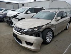 Salvage cars for sale from Copart Vallejo, CA: 2014 Honda Accord EXL