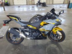 Salvage motorcycles for sale at Ham Lake, MN auction: 2023 Kawasaki EX400
