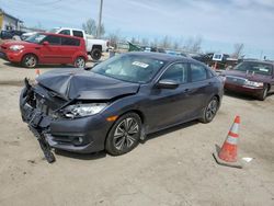 Salvage cars for sale at Pekin, IL auction: 2017 Honda Civic EXL