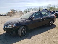 Salvage cars for sale from Copart Baltimore, MD: 2015 Honda Accord LX