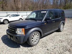 Salvage cars for sale from Copart West Warren, MA: 2007 Land Rover LR3 SE