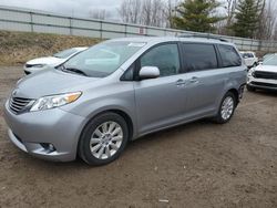 Salvage cars for sale from Copart Davison, MI: 2013 Toyota Sienna XLE