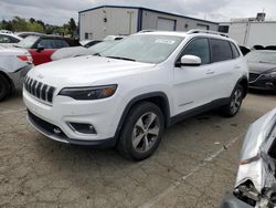 Salvage cars for sale from Copart Vallejo, CA: 2021 Jeep Cherokee Limited