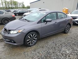 Salvage cars for sale from Copart Spartanburg, SC: 2014 Honda Civic EXL