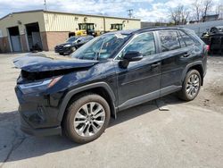 Salvage cars for sale at Marlboro, NY auction: 2022 Toyota Rav4 XLE Premium