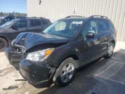 Salvage cars for sale at Franklin, WI auction: 2015 Subaru Forester 2.5I Premium