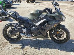 Salvage Motorcycles for parts for sale at auction: 2024 Kawasaki EX650 P