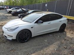 Salvage cars for sale at Waldorf, MD auction: 2021 Tesla Model 3