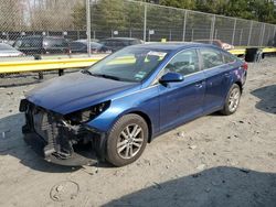 Salvage cars for sale at Waldorf, MD auction: 2015 Hyundai Sonata SE