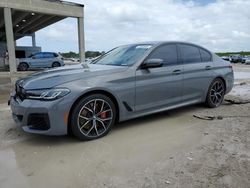 Salvage cars for sale at West Palm Beach, FL auction: 2022 BMW 540 XI