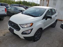 Vehiculos salvage en venta de Copart Bridgeton, MO: 2020 Ford Ecosport S