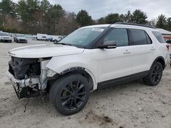 Salvage cars for sale from Copart Mendon, MA: 2017 Ford Explorer XLT
